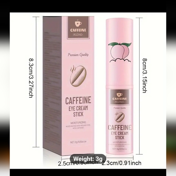 Caffeine Eye Stick 0.11oz Gentle Moisturizing For Under The Eyes - Picture 3 of 3